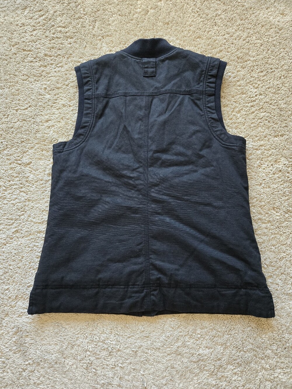 Duluth Trading Co Flex Fire Hose Insulated Vest Womens S Black Canvas - Picture 4 of 9